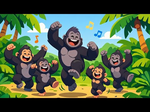 El Baile de Los Gorilas 🦍🎵 + La Cumbia del Pato Juan 🦆 Las mejores canciones🐥 VAca Lola