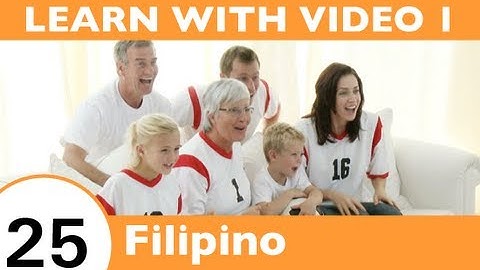 Learn Filipino with Video - Learn the Best Way to Spend Your Day with This Filipino Video Lesson!