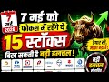 7 मई को फोकस में रहेंगे ये 15 स्टॉक्स, दिख सकती है बड़ी हलचल||