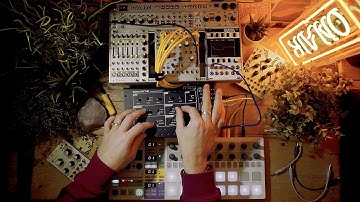 The New Moog WERKSTATT Demo w/Beatstep Pro, Drums & Reverb