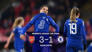 Arsenal v Chelsea (3-1) | Highlights | FA Women's League Cup