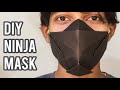 diy ninja mask from paper // how to make ninja mask from paper