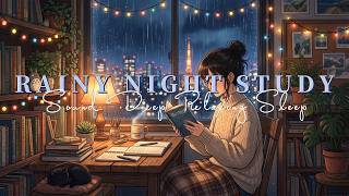 Sound Deep- Rainy Night Study Sounds | Ghibli Inspired Lo-fi | Piano Music & Acoustic Guitar