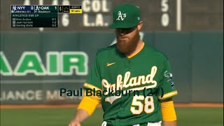 Aug 29 Paul Blackburn s pitches MLB highlights 2021