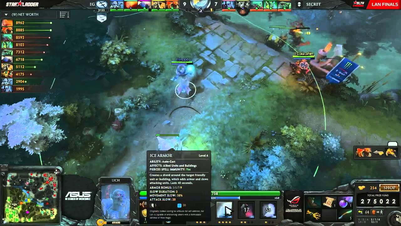 Secret vs EG - Game 2 (Starladder X LAN - WB Finals)