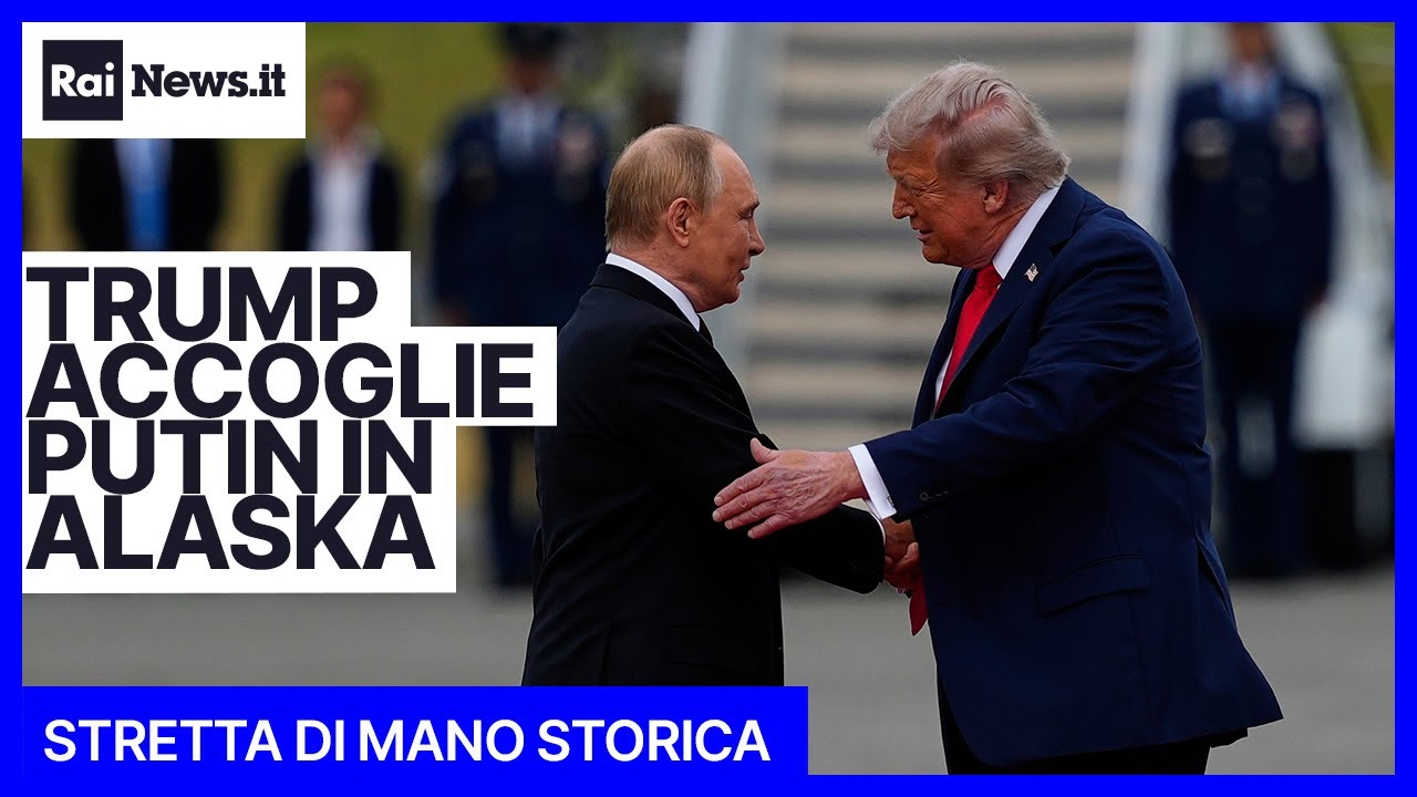 Trump accoglie Putin in Alaska: stretta di mano storica e sorrisi