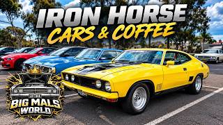 IRON HORSE CARS & COFFEE HEAPS OF TOUGH CARS + Unexpected Rain!