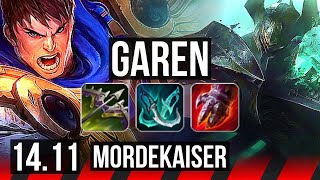 GAREN vs MORDEKAISER (TOP) | 9k comeback | NA Diamond | 14.11