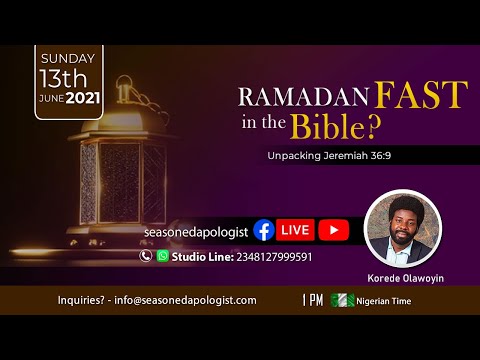Ramadan Fast in the Bible?