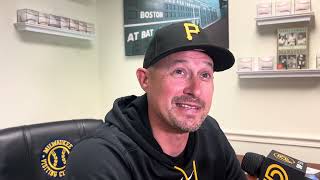 Don Kelly, Pirates, on a 6-0 win over the Brewers