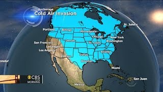 Weather forecast: Arctic blast affects millions