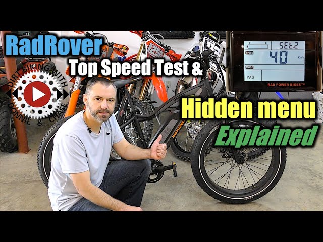 RadRover Hidden Menu Explained plus Top Speed Test - Free mods