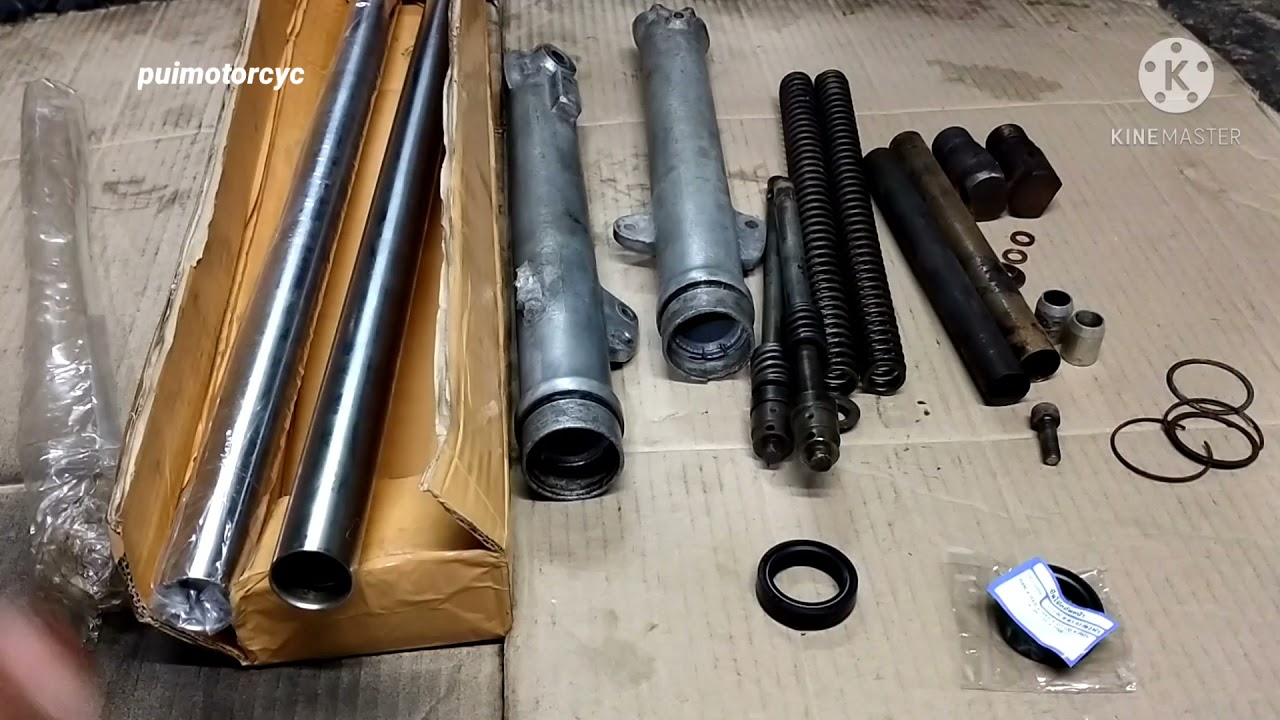 dt100เปลื่ยนแกนโช้คหน้าเดิมตรงรุ่น_ทำไมใส่ไม่ได้_เกิดอะไรขึ้น!!!/puimotorcyc
