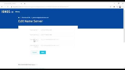 Configurar dominio DNS en IONOS Domains & SSL  IONOS