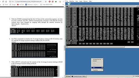 Micro Computer Interfacing Debug Program Lab 1
