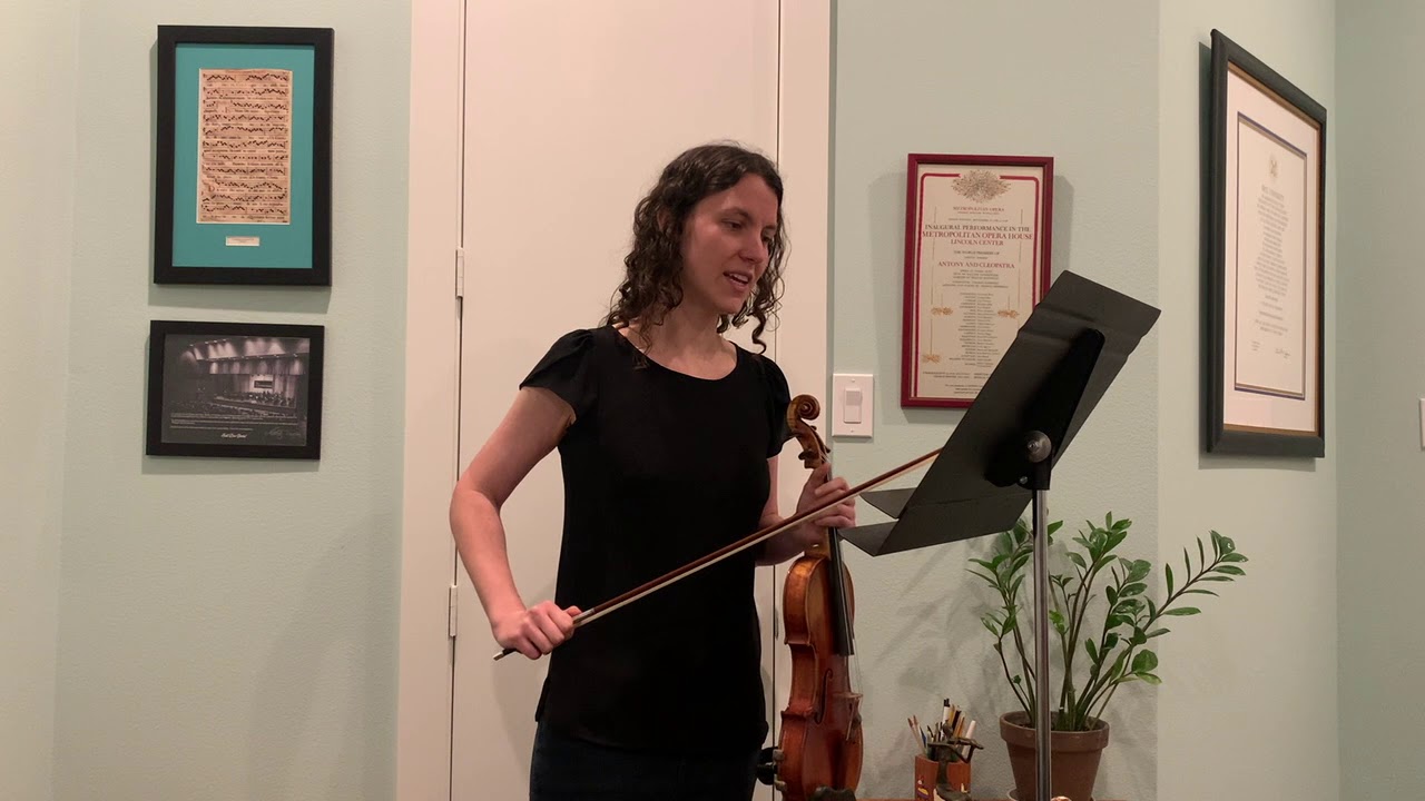Sinfonia Violin Excerpt Tutorial - YouTube
