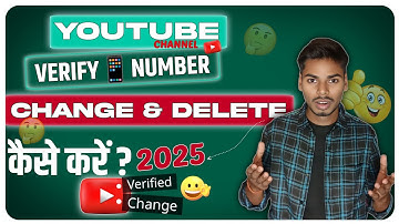HOW TO CHANGE YOUTUBE VERIFY NUMBER 2025🤔 YOUTUBE CHANNEL MOBILE NUMBER CHANGE KAISE KARE#manojdey