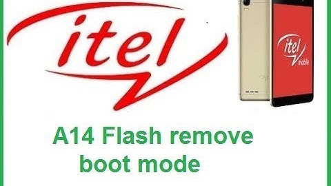 Flash itel A14 using cm2spd