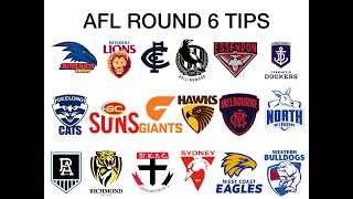 2021 AFL Round 6 Tips | +Margin Comp
