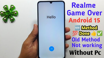 Realme Frp bypass Android 15 #AllRealmeFrpBypass Google Account Remove Without Pc 
