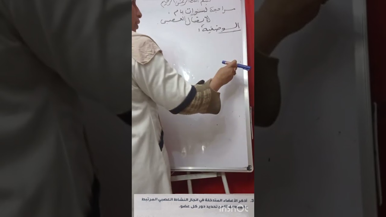 حل وضعية حول مورد الاتصال العصبي لسنوات الرابعة متوسط /مراجعة للمقطع الثاني -2-