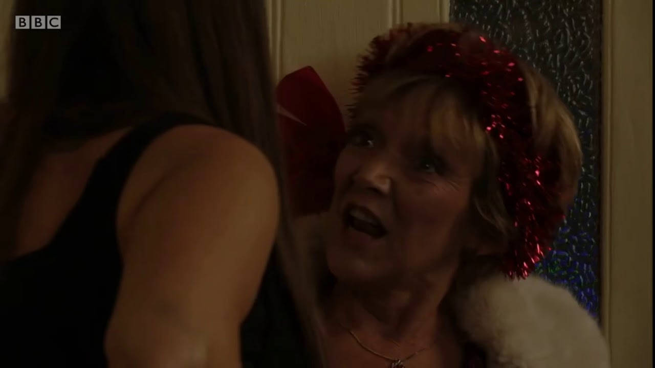 A merry Jean discovers Alfie has supposedly died (26th December 2018) | EastEnders