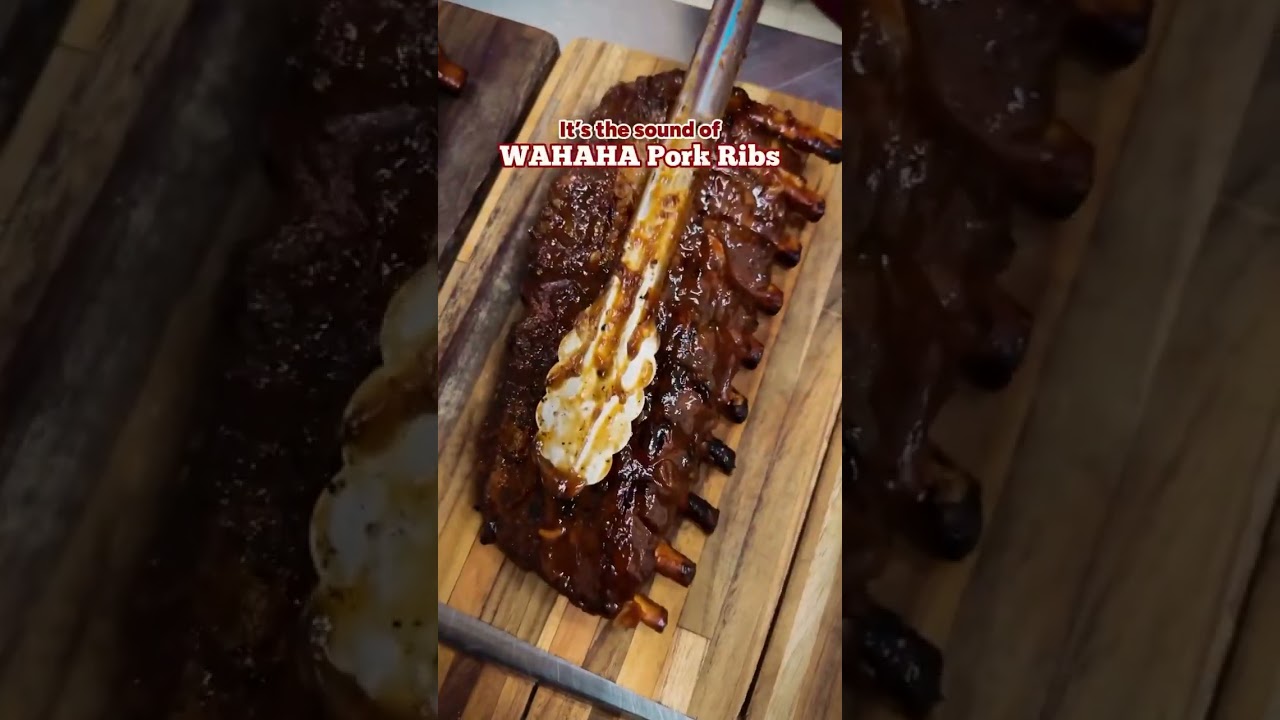 Perfectly grilled, that’s why WAHAHA is The Best Pork Ribs in Bali!