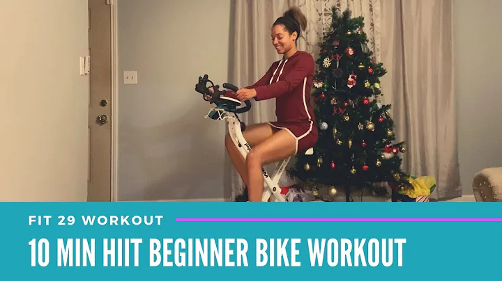 10 MINUTE BEGINNER HIIT BIKE WORKOUT | AT HOME WOR...