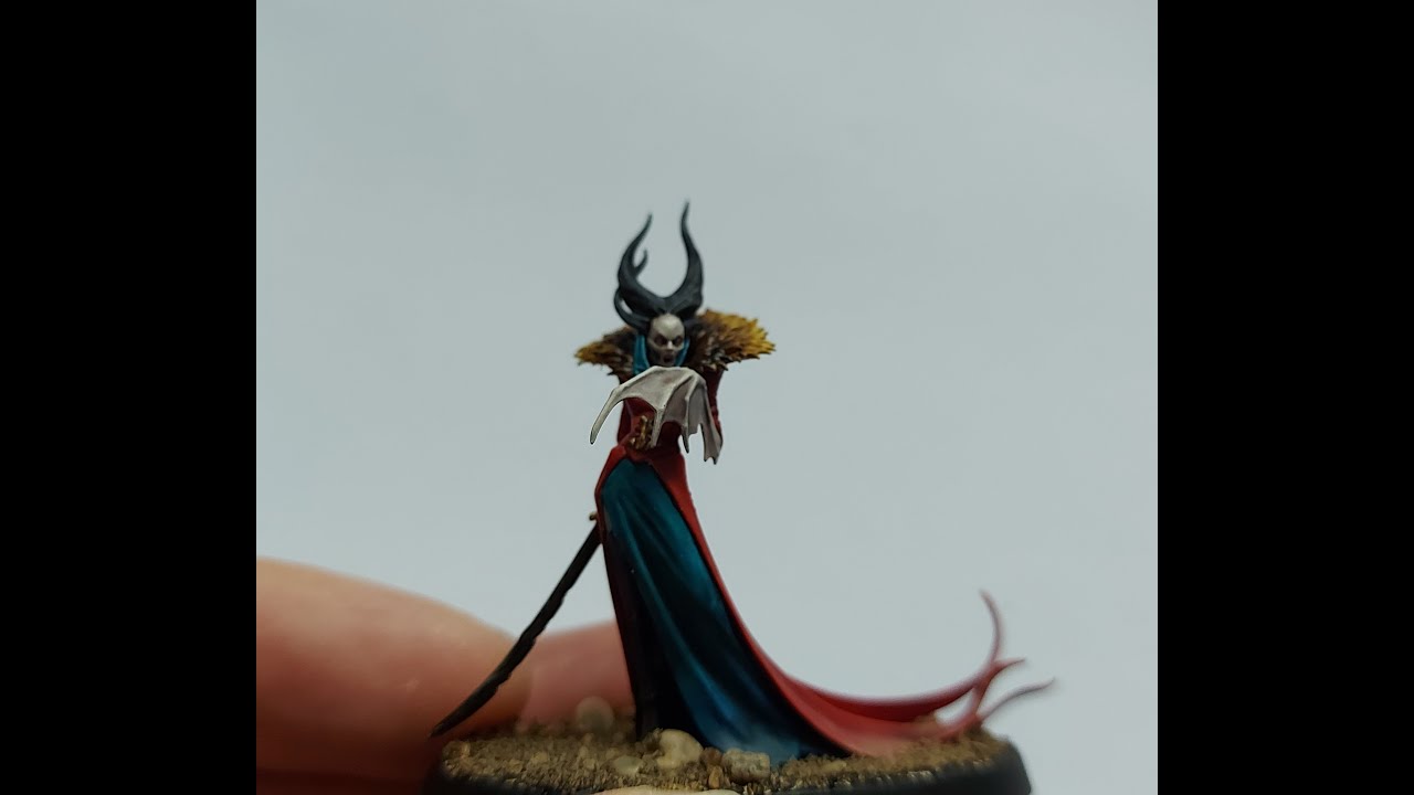 Soulblight Gravelords Lady Annika building and painting