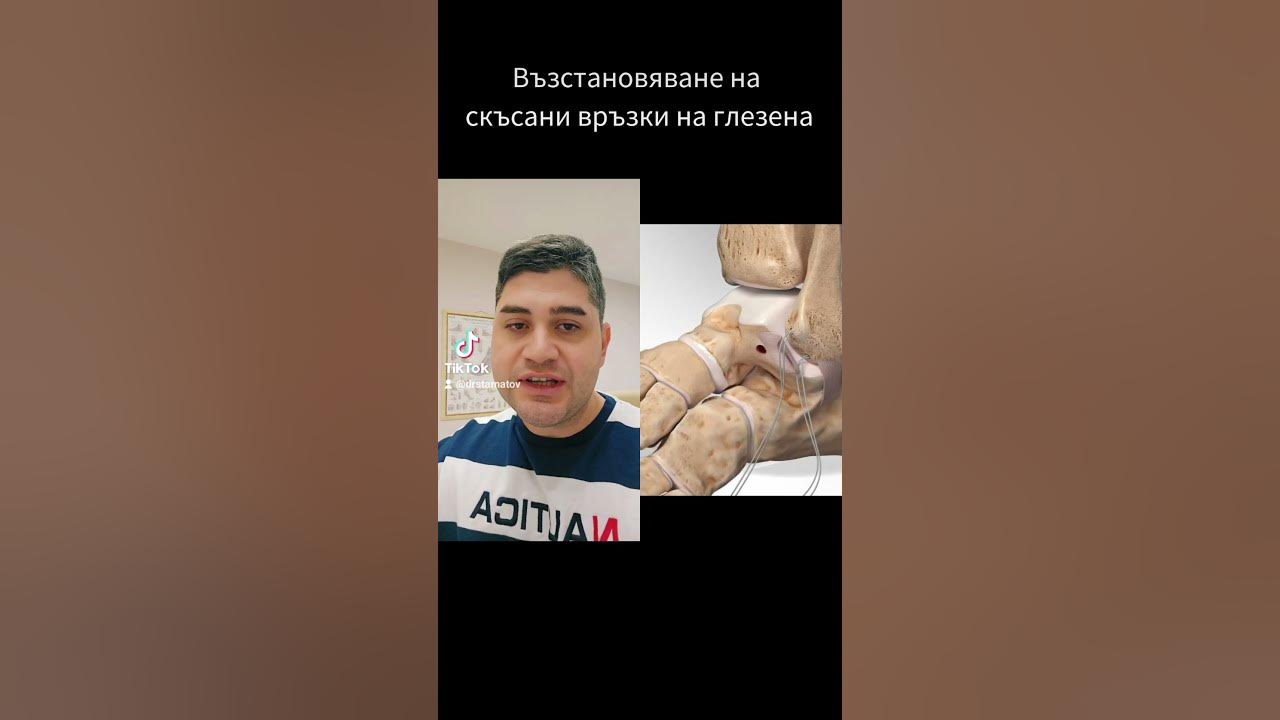 Възстановяване на скъсани връзки на глезена. - YouTube