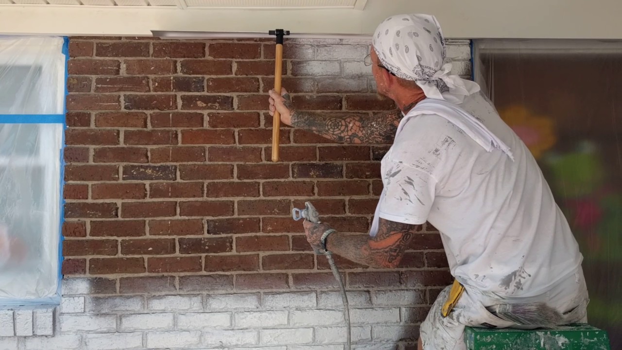 White brick painting adds an updated look. Mack Painters shows you how