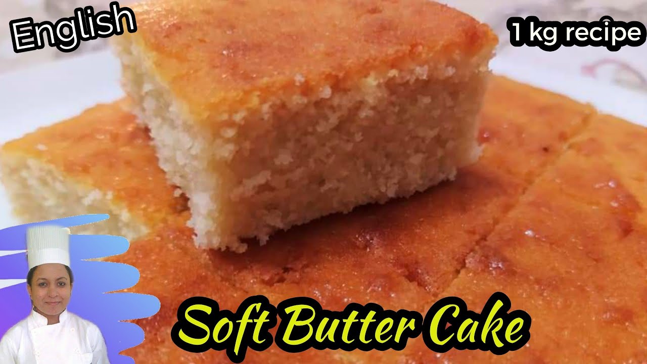 Butter Cake බටර් කේක් Super Soft Moist Butter Cake Recipe in