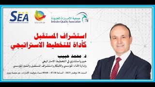 محاضرة إستشراف المستقبل كأداة للتخطيط الاستراتيجي - د  محمد حبيب  - السبت 20 نوفمبر 2021م