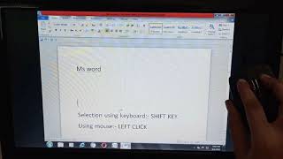 #2 Ms-word | SELECTING TEXT , COPYING TEXT AND MOVING TEXT