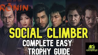 Rise of the Ronin - Social Climber Trophy Guide