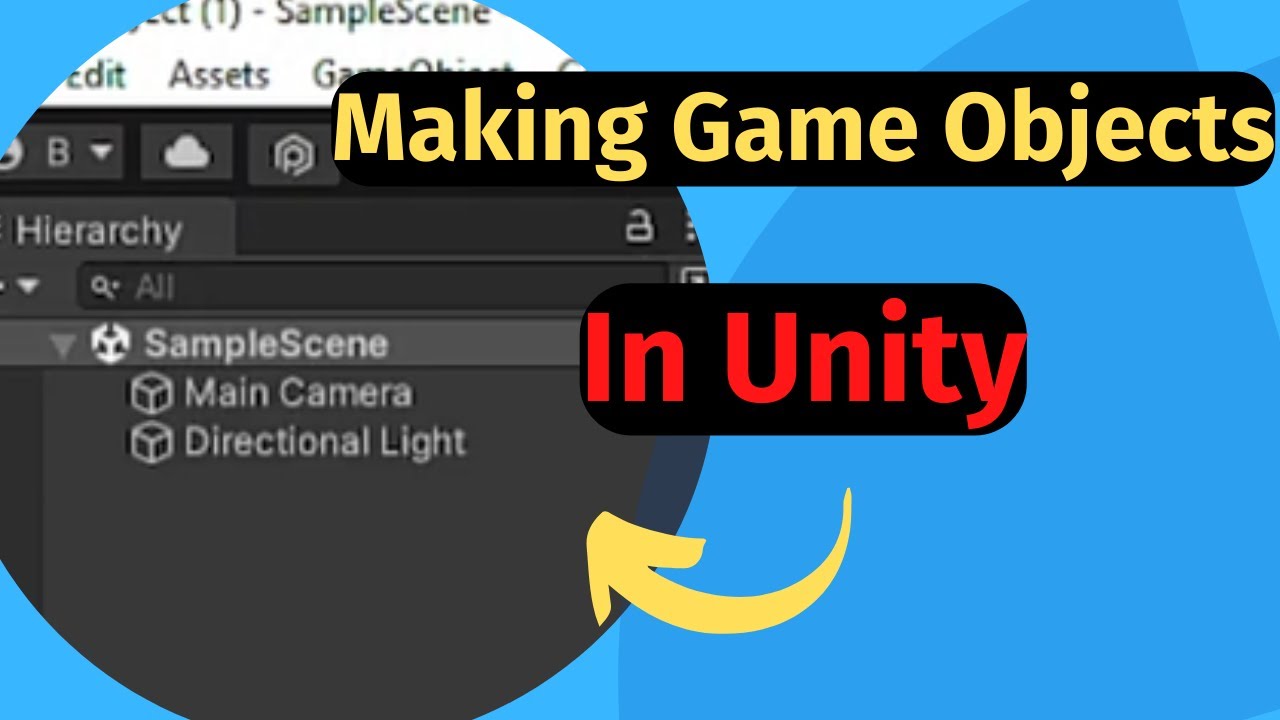Gaming Object For Unity Making a Game Object | Unity - YouTube