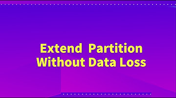 How to Extend a Partition Using Without Data Loss