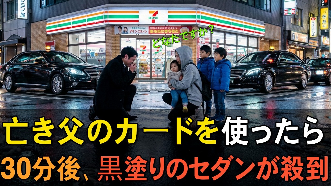 亡き父のカードを使ったら…30分後、黒塗りのセダンが殺到。車から降りてきた男の「衝撃の正体」