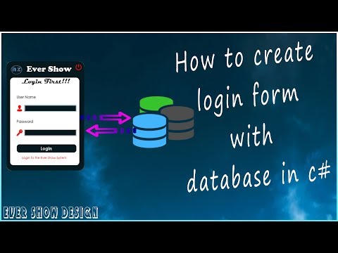 How to create login form with database in c# (The Easiest Way)