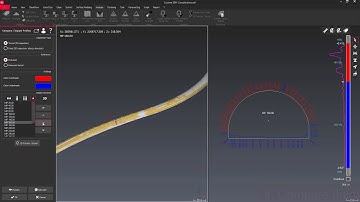 Cross Sections Workflow on a Tunnel Inspection