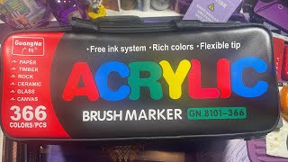 366 GuangaNa Acrylic Marker Set 
