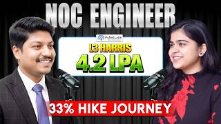 Placement at L3 Harris as an NOC Engineer | 4.2 LPA Job Success Student Review