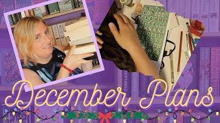 My December TBR, Bookmas, and Reading Journal Set Up