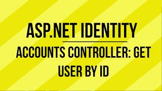 Asp Net Identity Accounts Controller Method To Get User By ID