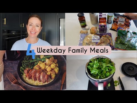 4 FAMILY MEALS - STOP WASTING TIME ON BORING MEALS | Kerry Whelpdale
