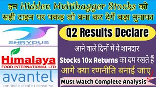 Avantel Ltdshrydus Industrieshimalaya Food Internationalq2resultanalysisbuy To Now Stocksstocks