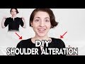DIY Alteration 4 - Shoulder Seam Placement - The Fashion Run-Up