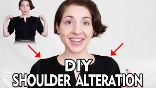 DIY Alteration 4 - Shoulder Seam Placement - The Fashion Run-Up