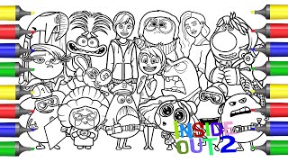 Inside Out 2 All Emotions Coloring Pages / NCS