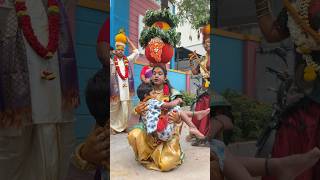 Rakesh Bonam Anna 😱🔱Giving Blessings To Small Boy 🔱🐍Trending Videos 💥⛔️Ytshorts